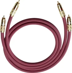 cinch avdio priključni kabel [2x moški cinch konektor - 2x moški cinch konektor] 0.70 m antracitna pozlačeni konektorji Oehlbach NF 214 Master