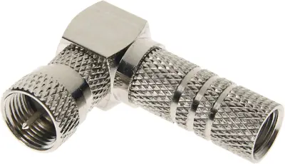 Schwaiger FSTWI7002531 F- kotni vtič  Priključki: F-vtič  2 kos