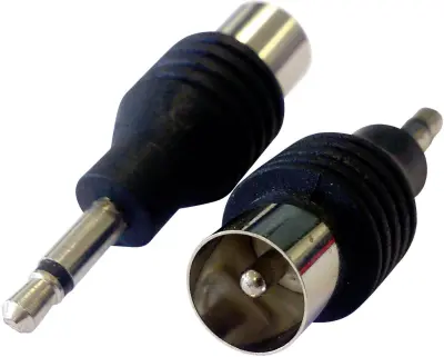 BKL Electronic 1102007 jack koaksialni adapter  Priključki: jack konektor 3\,5 mm\, koaksialni vtič IEC  1 kos