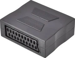 SCART TV\, Receiver adapter [1x SCART-vtičnica 1x SCART-vtičnica] 0.00 m črn SpeaKa Professional