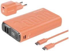 RealPower PB-20000 Power Pack powerbank (rezervni akumulatorji) 20000 mAh  Li-Ion USB\, USB-C® oranžna