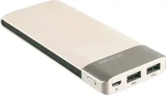 RealPower PB-8000 powerbank (rezervni akumulatorji) 8000 mAh  LiPo  šampanjec