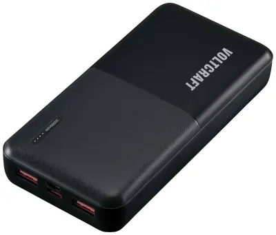 VOLTCRAFT PB-19C-M powerbank (rezervni akumulatorji) 20000 mAh Power Delivery\, Quick Charge LiPo  črna