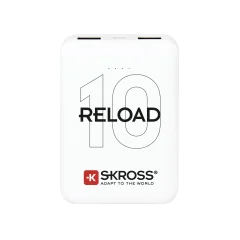 Skross Reload 10 powerbank (rezervni akumulatorji) 10000 mAh  Li-Ion  bela prikaz stanja