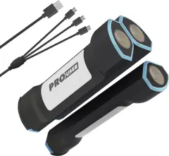 ProUser  powerbank (rezervni akumulatorji) 7500 mAh Quick Charge Li-Ion  črna LED svetilka