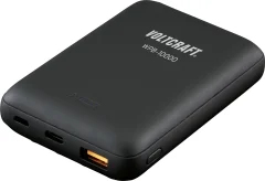 VOLTCRAFT VC-11015280 Wireless Powerbank 10000 mAh Power Delivery\, Fast Charge LiPo  črna