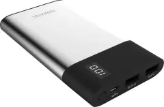 Terratec P80 Slim powerbank (rezervni akumulatorji) 8000 mAh  litij  črno-srebrna