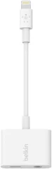 Belkin Apple iPad/iPhone/iPod kabel [1x moški konektor Apple dock lightning - 1x priključna doza za 3,5mm banana moški konektor, ženski konektor Apple