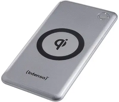 Intenso WPD 10000 powerbank (rezervni akumulatorji) 10000 mAh Quick Charge 3.0\, Power Delivery 3.0 LiPo USB-A\, USB-C® srebrna prikaz stanja