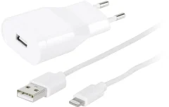 Vivanco USB polnilni kabel USB 2.0 USB-A vtič\, Apple Lightning vtič  1.20 m bela primeren za obojestranski priključek  60018