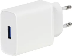 Vivanco TCVVUSBQC3018W polnilnik za mobilne telefone s funkcijo za hitro polnjenje USB-A  bela