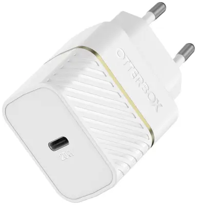 Otterbox Fast Charge Wall Charger (Pro Pack) polnilnik za mobilne telefone s funkcijo za hitro polnjenje USB-C®  bela