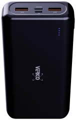 Verico Power Pro PD powerbank (rezervni akumulatorji) 20000 mAh Power Delivery LiPo USB-A\, USB-C® črna