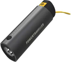 Power Traveller Power Traveller Merlin 15 powerbank (rezervni akumulatorji) 3350 mAh Li-Ion USB-A, USB-C črna Outdoor, žepna svetilka, prikaz stanja m