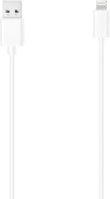 Hama USB polnilni kabel USB 2.0 USB-A vtič\, Apple Lightning vtič  1.50 m bela  00200623