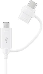Samsung mobilni telefon kabel EP-DG930 [1x USB - 1x micro USB\, moški konektor USB-C®] 1.50 m weiß