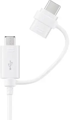 Samsung mobilni telefon kabel EP-DG930 [1x USB - 1x micro USB\, moški konektor USB-C®] 1.50 m weiß
