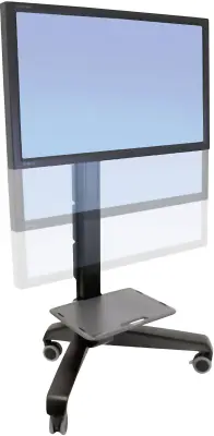 Ergotron 24-192-085 Neo-Flex Mobile MediaCenter UHD TV stojalo na kolesih 127,0 cm (50'') - 165,1 cm (65'') možnost nagiba, vrtljivi
