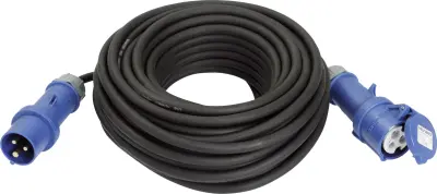 AS Schwabe 60479 tok podaljšek  16 A črna 25.00 m H07RN-F 3G 2\,5 mm²