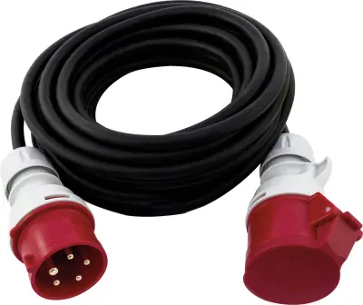REV 006310 tok podaljšek  16 A črna 10.00 m H07RN-F 5G 1\,5 mm²