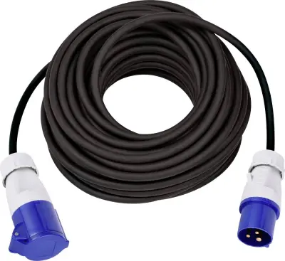 maxCamp 162413 tok podaljšek  16 A modra\, črna 15.00 m H07RN-F 3G 1\,5 mm²