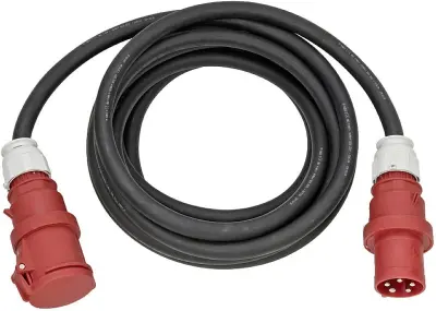 Brennenstuhl 1167630100 tok podaljšek  63 A rdeča\, črna 10.00 m H07RN-F 5G 16 mm²