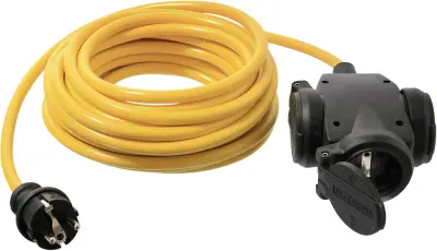 AS Schwabe 61453 tok podaljšek  16 A rumena 10.00 m AT-N07V3V3-F 3G 2\,5 mm²