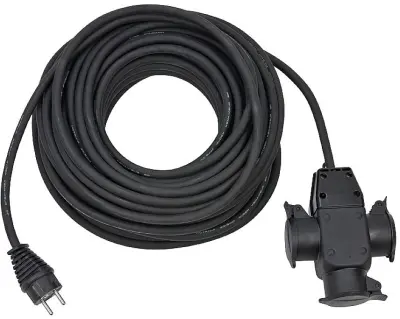 Brennenstuhl 1167820301 tok podaljšek   črna 25.00 m H05RN-F 3G 1\,5 mm²