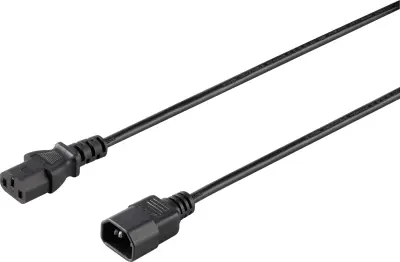 Sygonix SY-5042704 hladne naprave podaljšek  črna 1.50 m