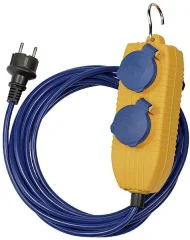 Brennenstuhl 1161750020 tok podaljšek   rumena\, modra 5.00 m AT-N05V3V3-F 3G 1\,5 mm²