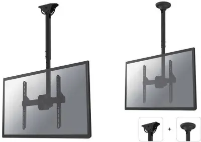Neomounts by Newstar NM-C440BLACK TV stropni nosilec 81,3 cm (32'') - 152,4 cm (60'') nagibni in obračalni
