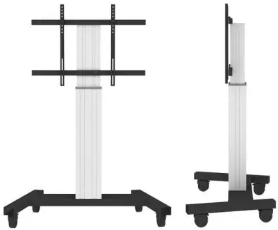 Neomounts by Newstar PLASMA-M2250SILVER TV stojalo na kolesih 106,7 cm (42'') - 254,0 cm (100'') tog nosilec, motoriziran nosilec, nastavljiv po višin