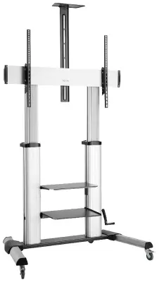 LogiLink BP0084 TV stojalo na kolesih 152,4 cm (60'') - 254,0 cm (100'') nastavljiv po višini, stojalo, talno stojalo