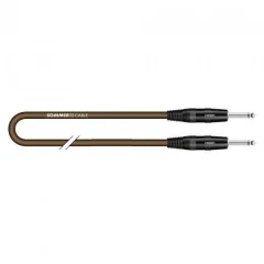 Sommer Cable SXRJ-0300 inštrumenti priključni kabel [1x klinken vtič 6.3 mm (mono) - 1x klinken vtič 6.3 mm (mono)] 3.00 m rjava