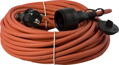 HAWA 10082100 tok podaljšek  16 A rdeča 5.00 m H07RN-F 3G 1\,5 mm²