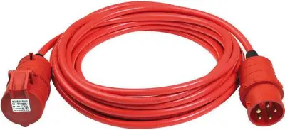 Brennenstuhl 1168580 tok podaljšek  16 A rdeča 10.00 m AT-N07V3V3-F 3G 1\,5 mm²