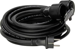 Kopp 145211048 tok podaljšek  16 A črna 10.00 m H07RN-F 3x1\,5 mm² primeren za uporabo na prostem