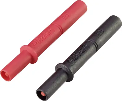 VOLTCRAFT MSL-505 podaljšek za merilno konico 4 mm moški konektor ženski konektor 4 mm  črna\, rdeča 1 kos
