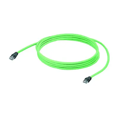 Weidmüller 8909650200 RJ45 omrežni kabel\, Patch kabel CAT 6a S/FTP 20.00 m zelena ognjevaren\, z zaščitnim zapornim zatičem 1 kos