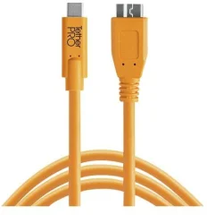 Tether Tools USB kabel  USB-C® vtič\, USB-mikro-B 3.0 vtič  4.60 m oranžna  CUC3315-ORG