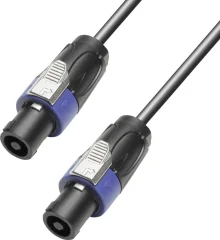 Adam Hall zvočnik kabel [1x tip SPK vtič - 1x tip SPK vtič] 4 x 2.5 mm² 10.00 m črna