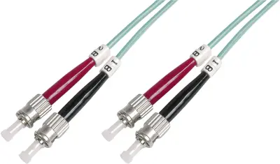 Digitus DK-2511-03/3 steklena vlakna optična vlakna priključni kabel [1x ST-vtič - 1x ST-vtič] 50/125 µ Multimode OM3 3.00 m