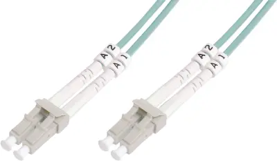 Digitus DK-2533-01/3 steklena vlakna optična vlakna priključni kabel [1x LC-vtič - 1x LC-vtič] 50/125 µ Multimode OM3 1.00 m
