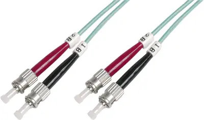 Digitus DK-2511-01/3 steklena vlakna optična vlakna priključni kabel [1x ST-vtič - 1x ST-vtič] 50/125 µ Multimode OM3 1.00 m
