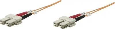 Intellinet 511308 steklena vlakna optična vlakna priključni kabel [1x moški konektor SC - 1x moški konektor SC] 62,5/125 µ Multimode OM1 3.00 m