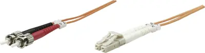 Intellinet 471305 steklena vlakna optična vlakna priključni kabel [1x LC-vtič - 1x ST-vtič] 62,5/125 µ Multimode OM1 1.00 m