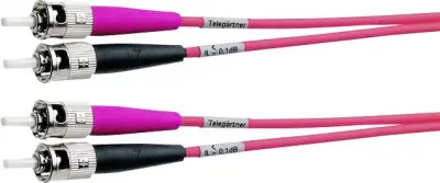 Telegärtner L00811A0007 steklena vlakna optična vlakna priključni kabel [1x moški konektor st - 1x moški konektor st] 50/125 µ Multimode OM2 2.00 m