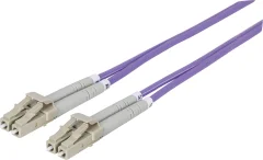 Intellinet 751162 steklena vlakna optična vlakna priključni kabel [1x LC-vtič - 1x LC-vtič] 50/125 µ Multimode OM4 3.00 m