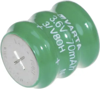 Varta V3/80H gumbni akumulator 80H NiMH 80 mAh 3.6 V 1 kos