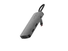 LINQ 7 v 1, USB-C, MST za 3 zaslone, HDMI, DP, mDP, VGA, 2x USB-A Priključna postaja